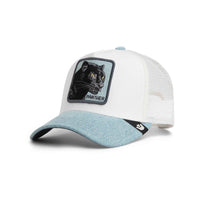 Casquette Trucker Panther Denim Bleu
