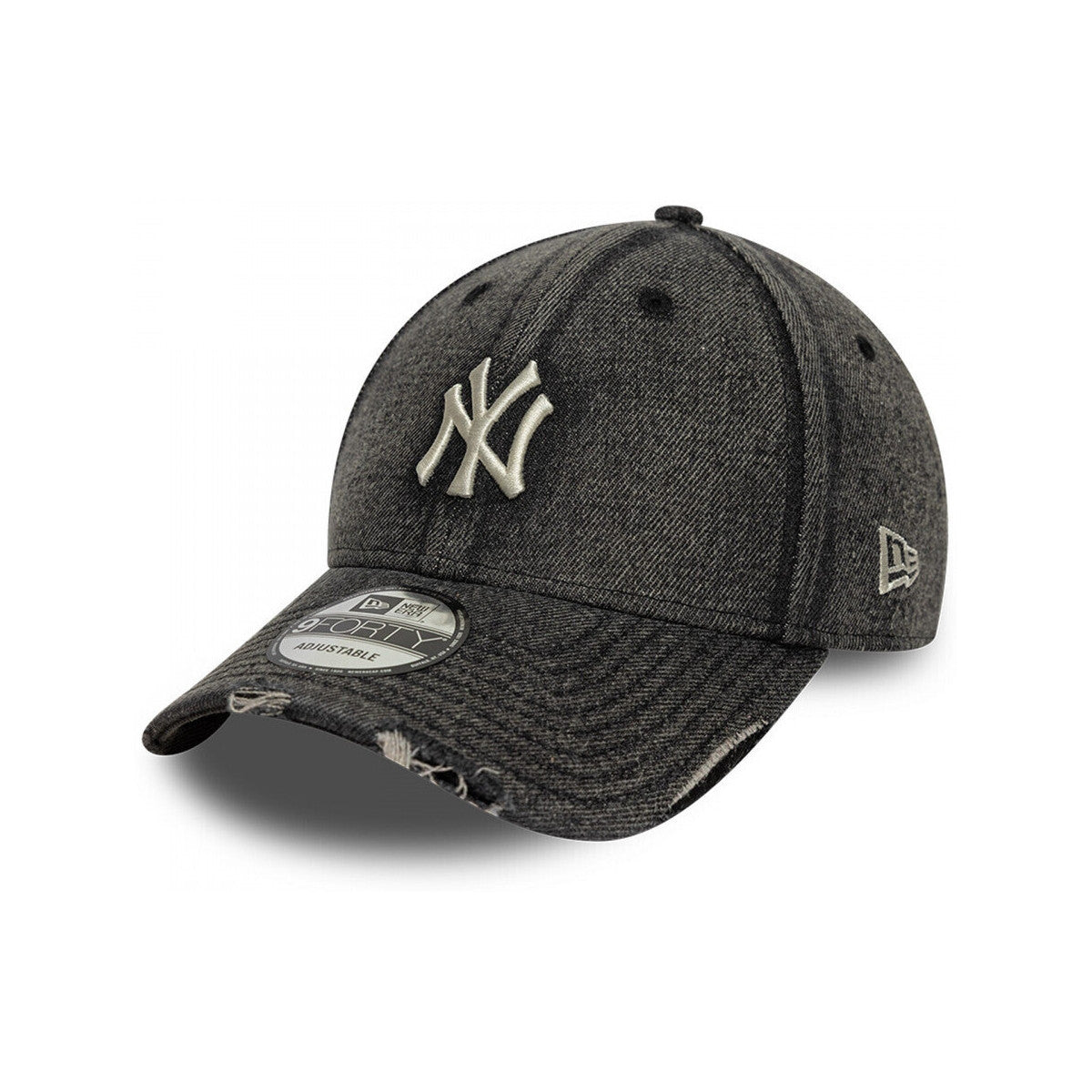 Casquette 9Forty New York Yankees Washed Destroy Gris