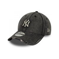 Casquette 9Forty New York Yankees Washed Destroy Gris