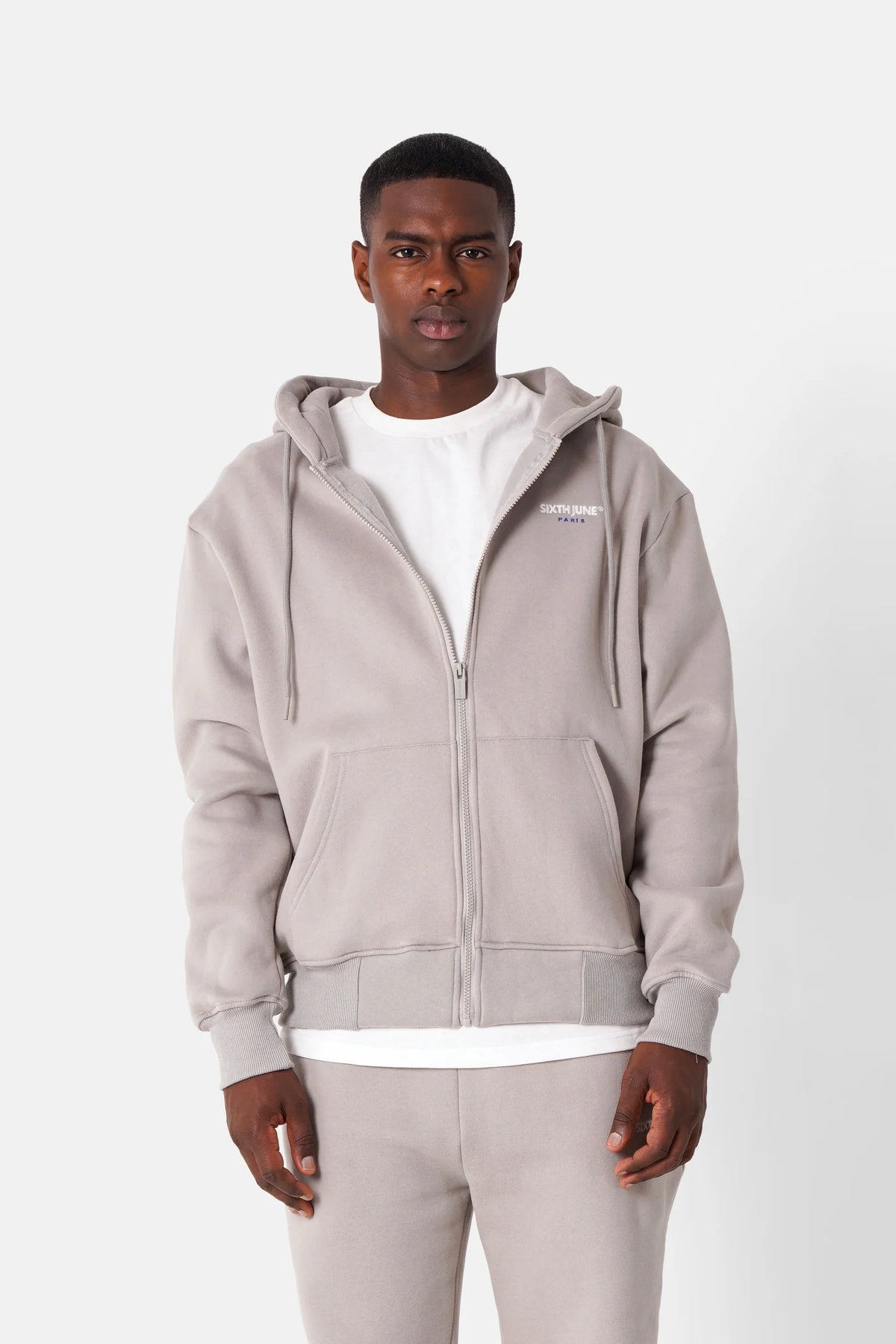 Veste de Survêtement Signature Gris