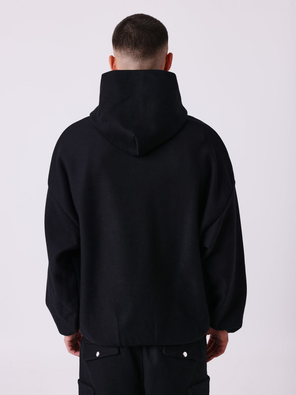 Hoodie Ample Noir