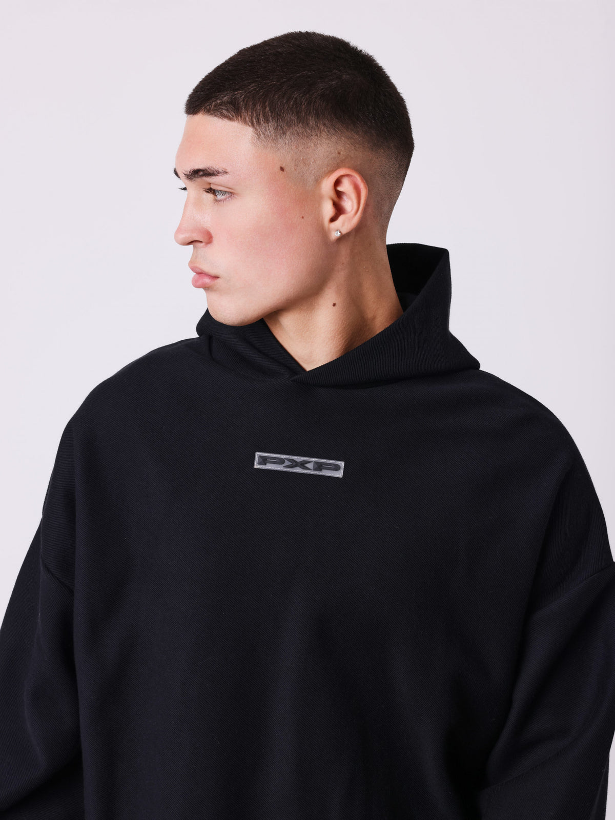 Hoodie Ample Noir