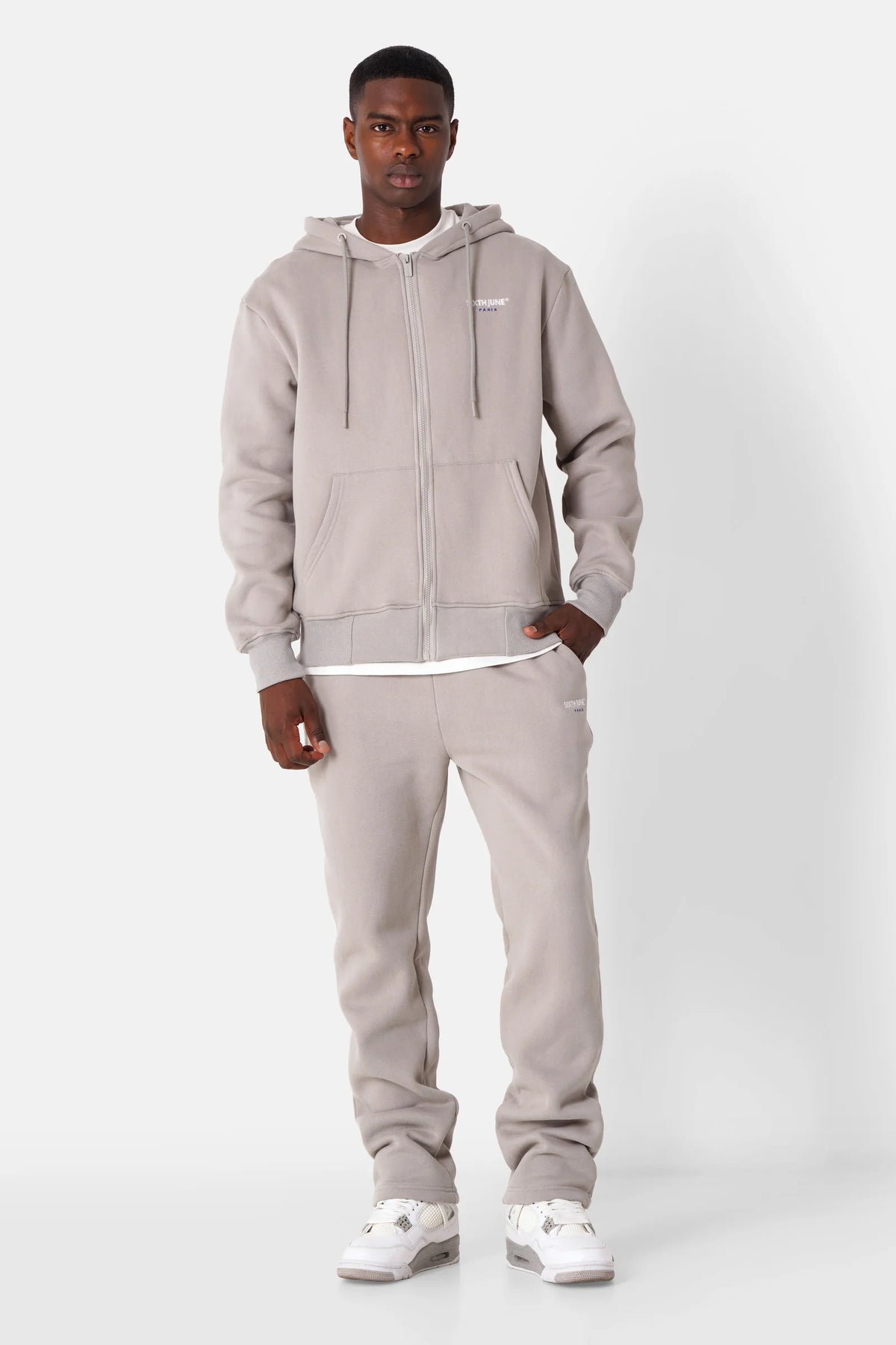 Veste de Survêtement Signature Gris