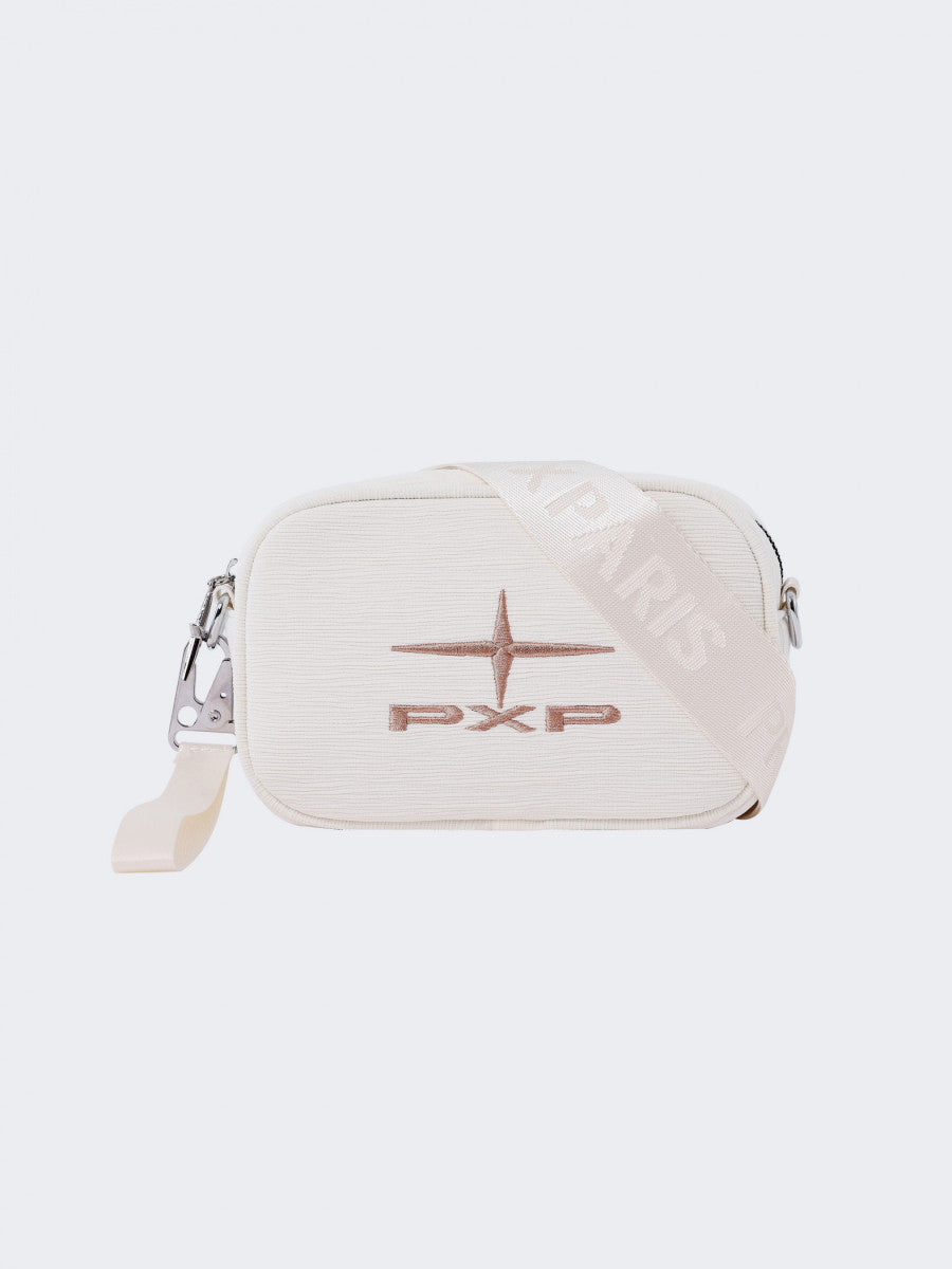 Sacoche Bandoulière Pxp Polaris Noir/Crème/Taupe
