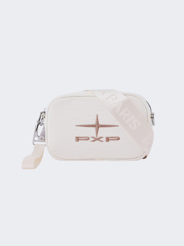 Sacoche Bandoulière Pxp Polaris Noir/Crème/Taupe