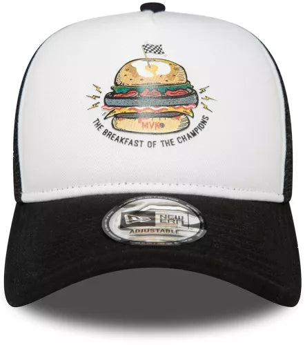 Casquette Trucker Aprilia Burger Noir/Blanc