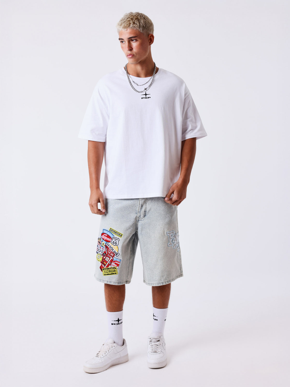 Short en Jean Pxp West Coast Gasoline Bleu