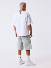 Short en Jean Pxp West Coast Gasoline Bleu