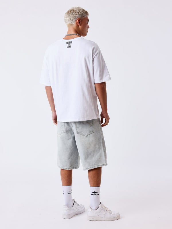 Short en Jean Pxp West Coast Gasoline Bleu