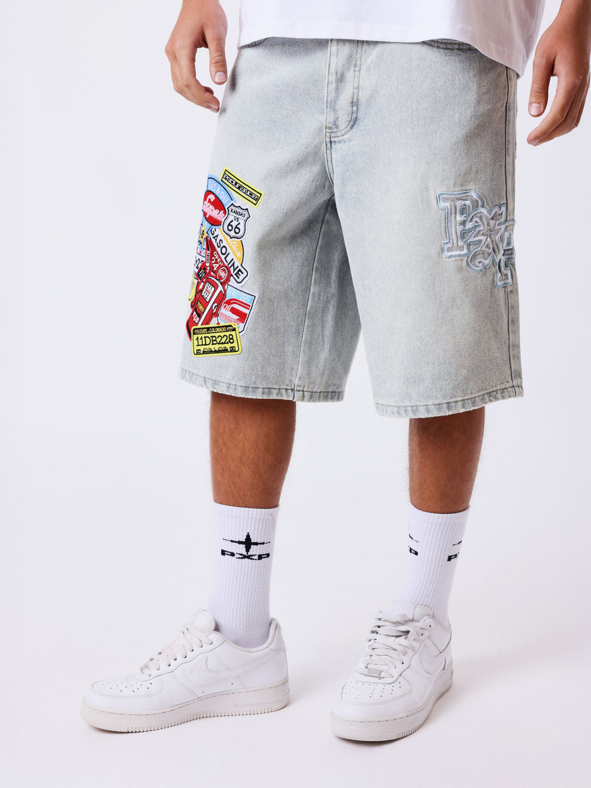 Short en Jean Pxp West Coast Gasoline Bleu