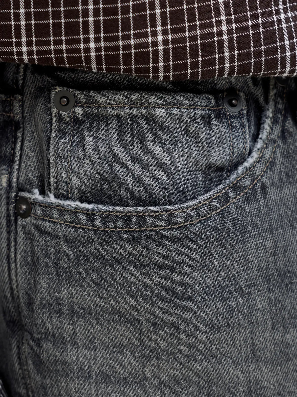 Short Baggy Alex Washed Gris
