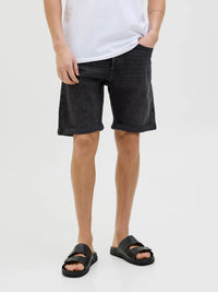 Short en Jean Regular Noir