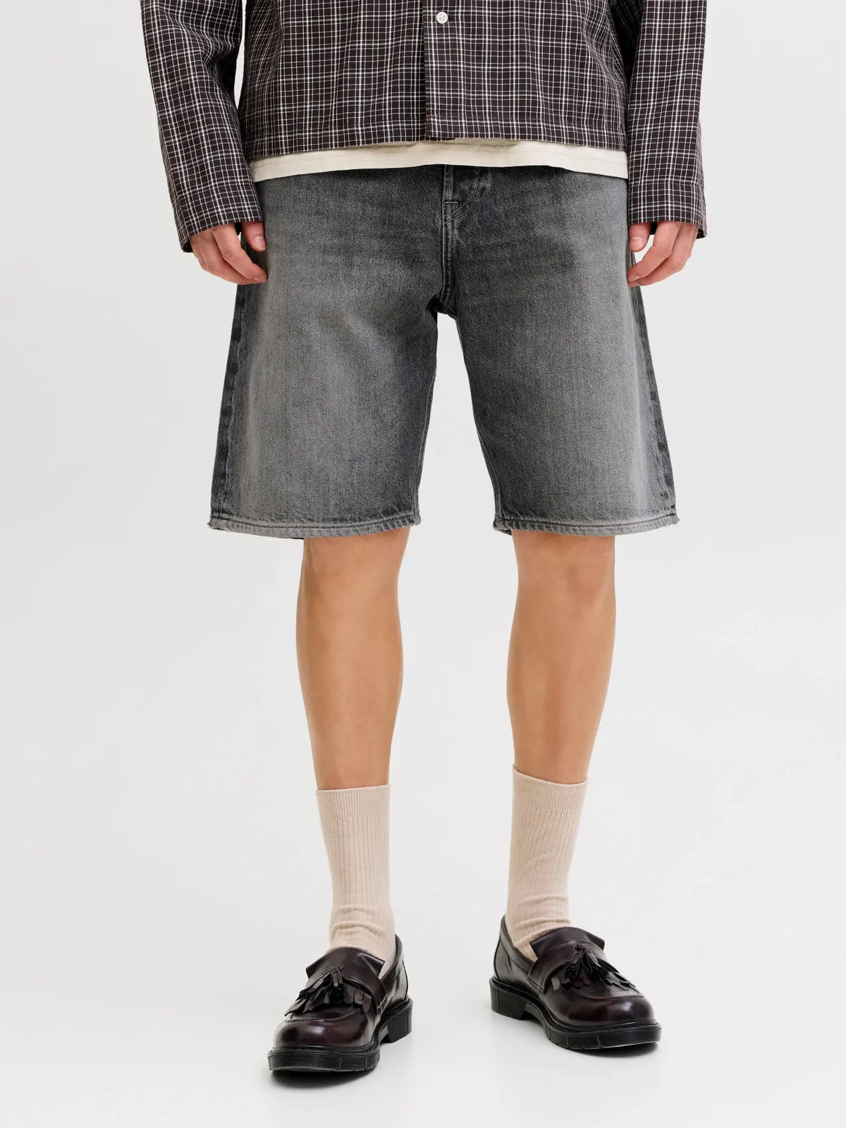 Short Baggy Alex Washed Gris