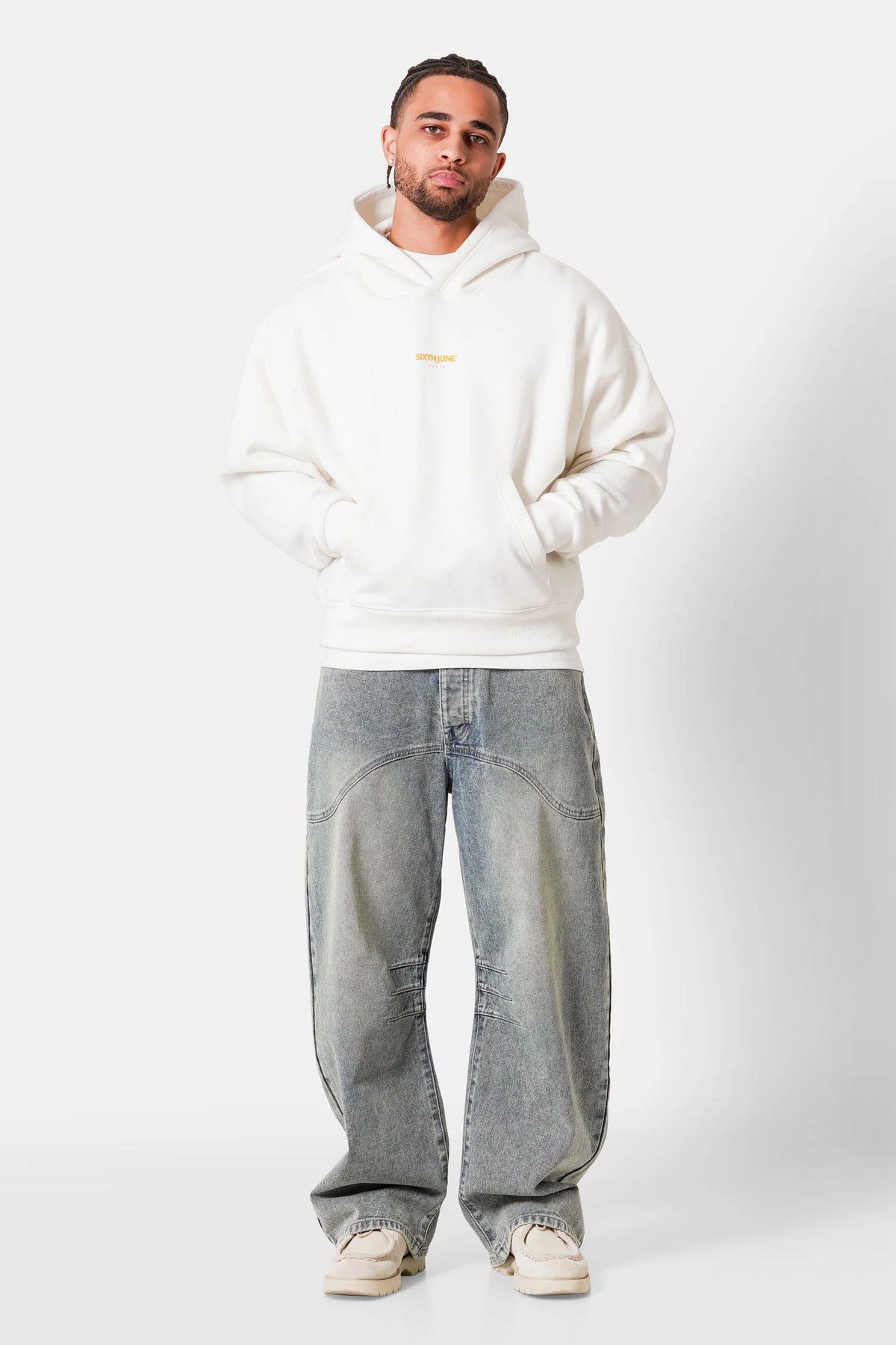 Hoodie Porsche Blanc