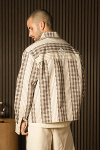Chemise Boxy Beige