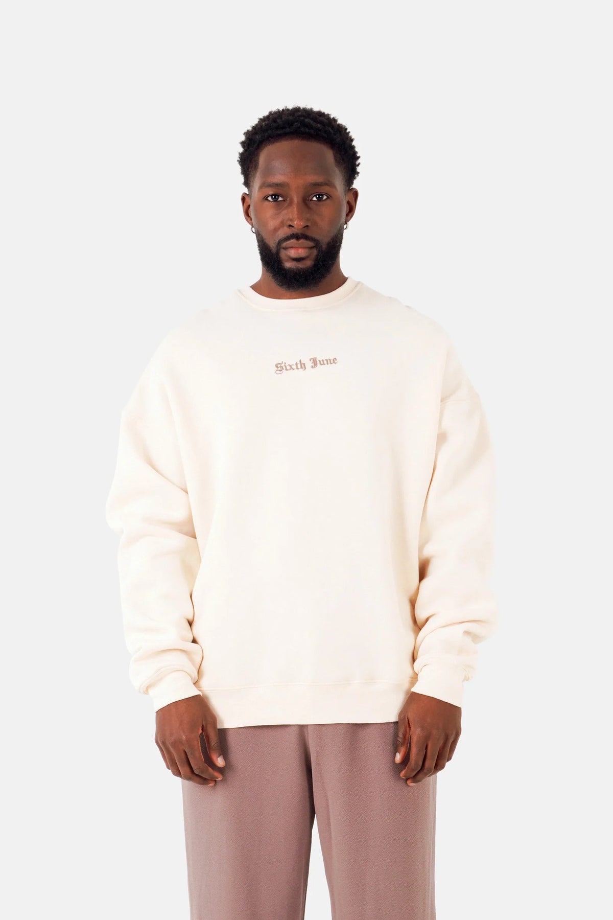 Sweat-shirt Crew Beige