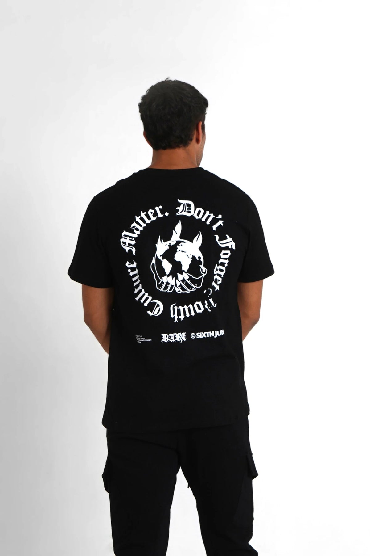 T-shirt World Burn Noir