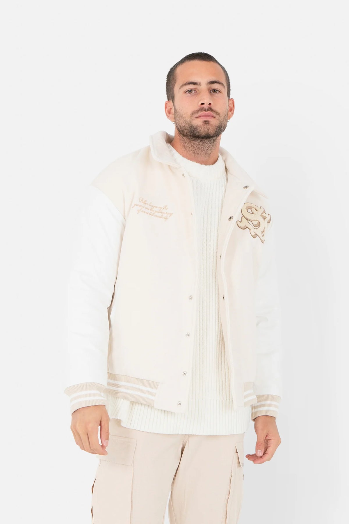 Teddy Premium Beige/Blanc