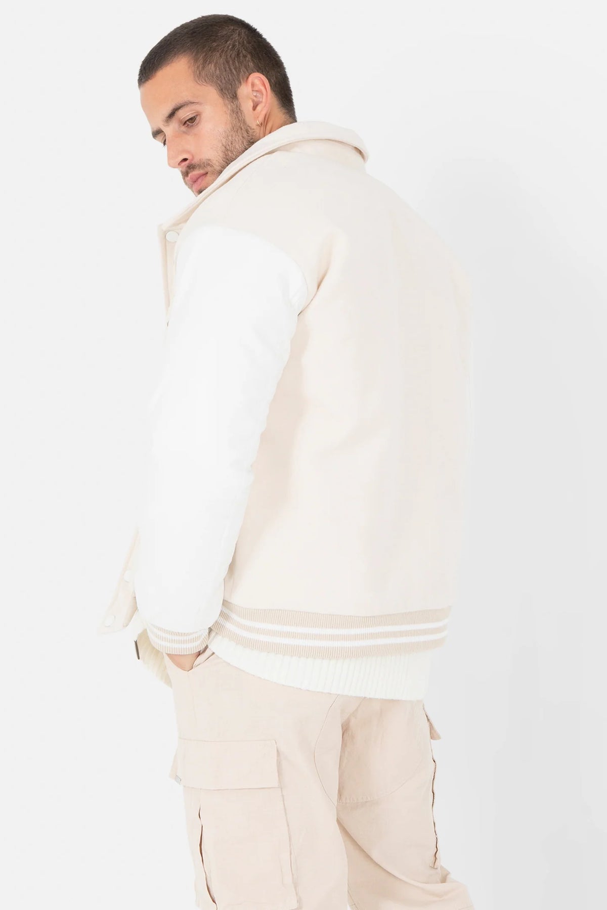 Teddy Premium Beige/Blanc