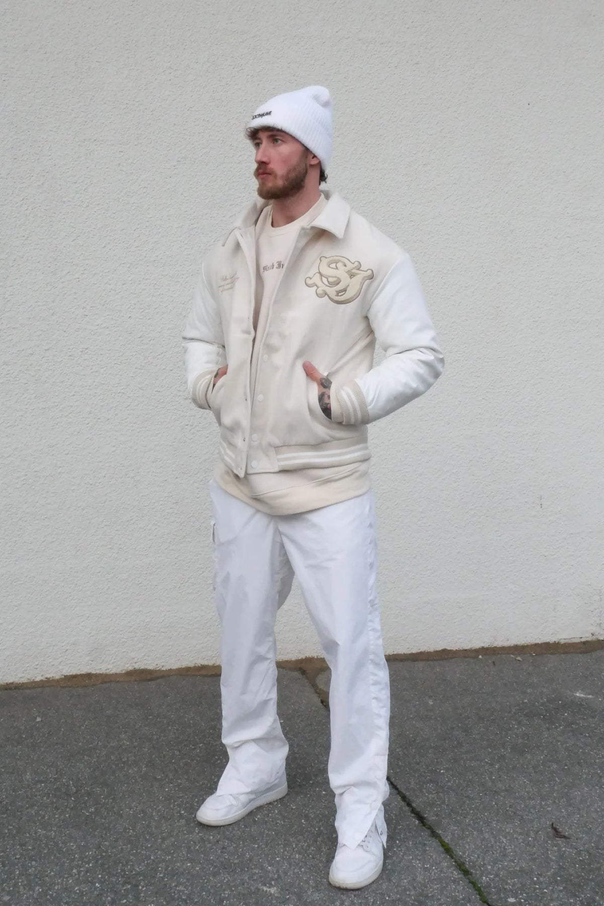 Teddy Premium Beige/Blanc