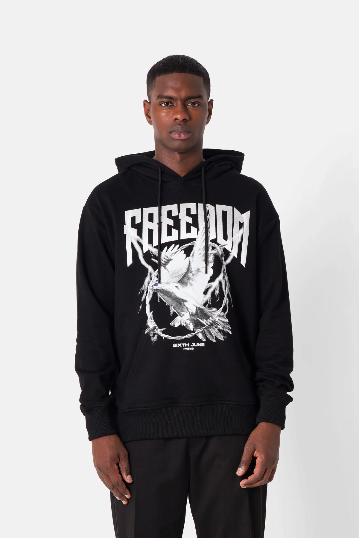 Hoodie Freedom Noir