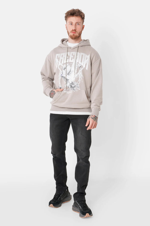 Hoodie Freedom Beige