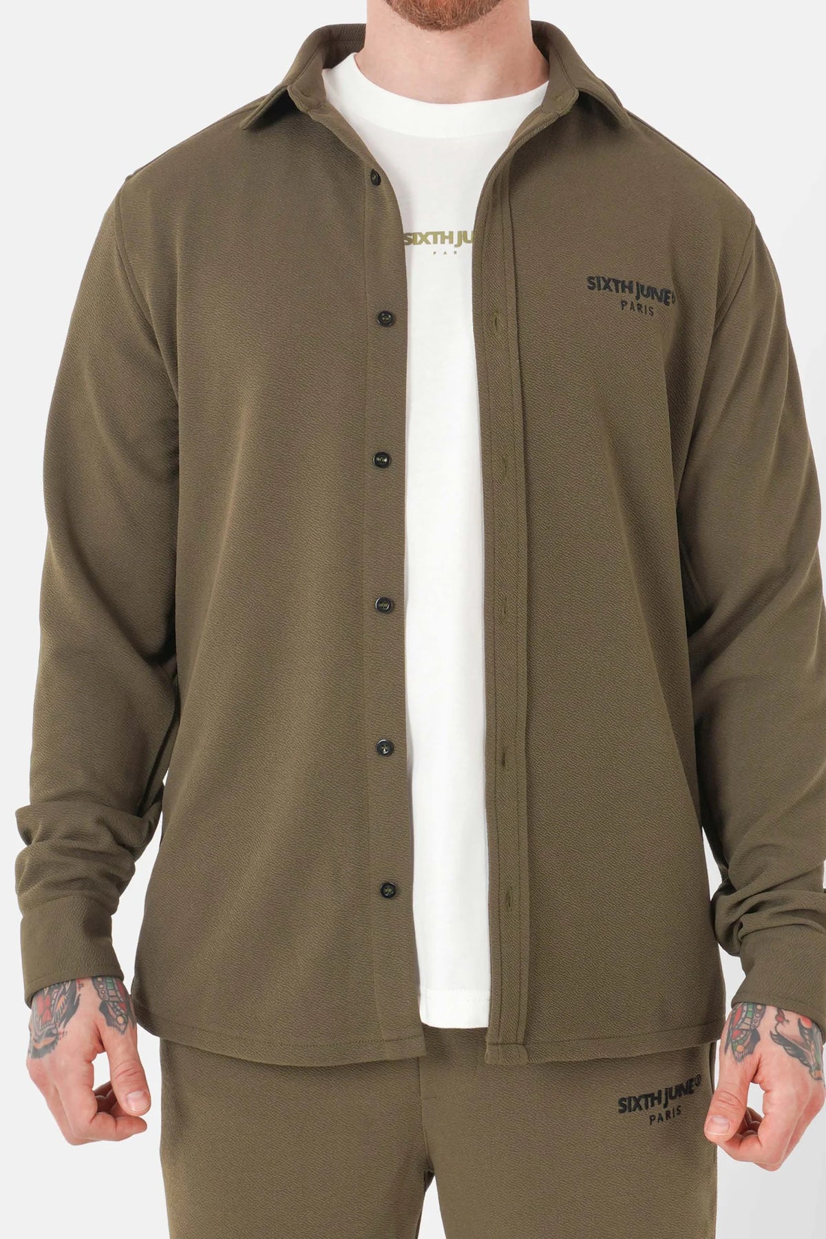 Ensemble Chemise/Pantalon Kaki