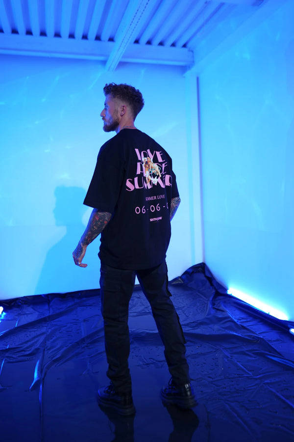 T-shirt Summer Angel Noir
