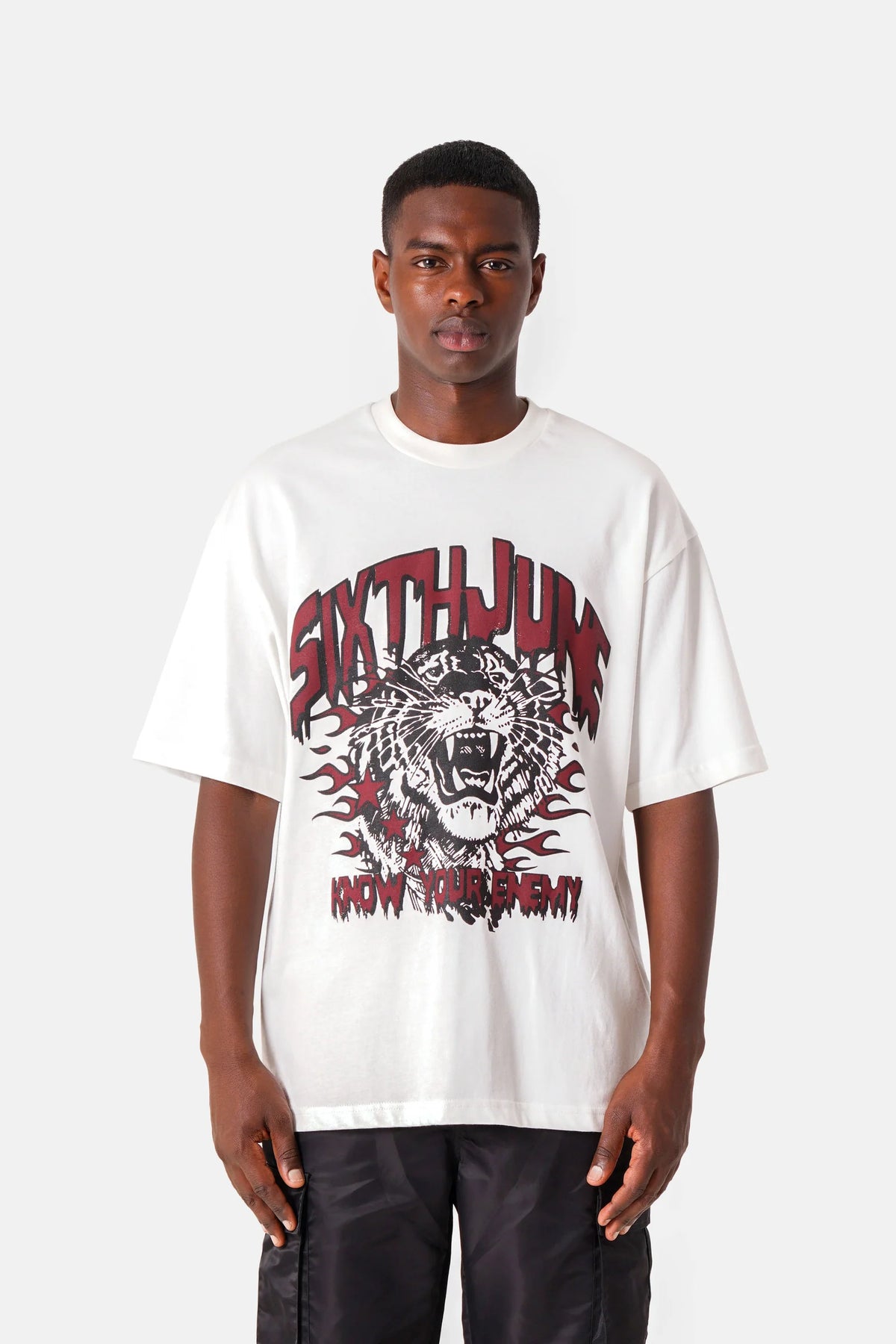 T-shirt Tigre Blanc