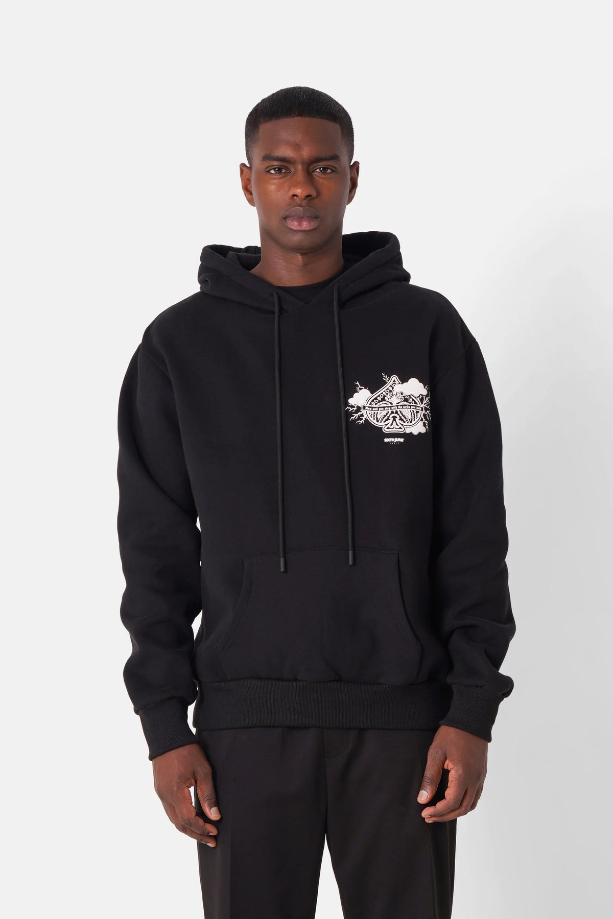 Hoodie As de Pique Noir