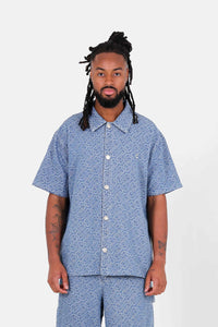 Chemise Cœur Denim Bleu