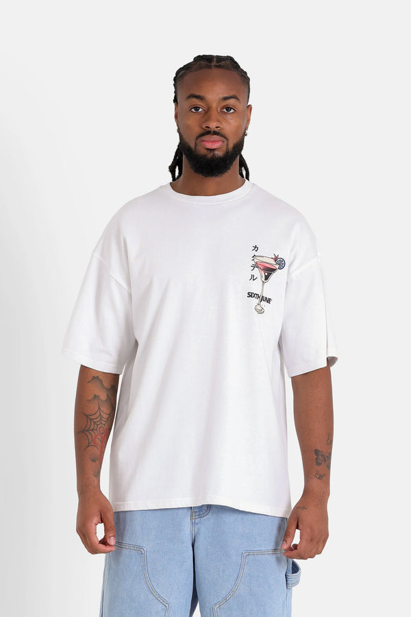 T-shirt Cocktail Blanc