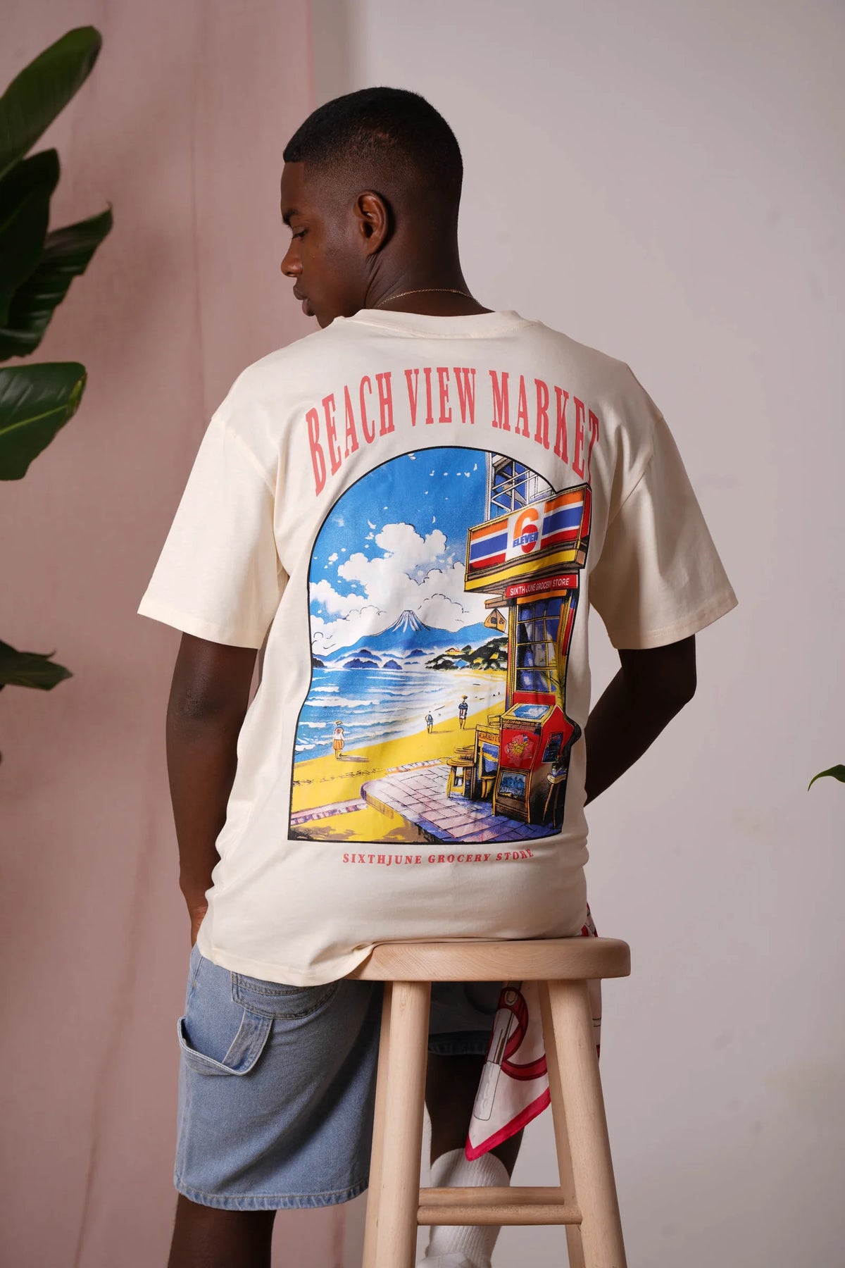 T-shirt 6 Eleven Beige