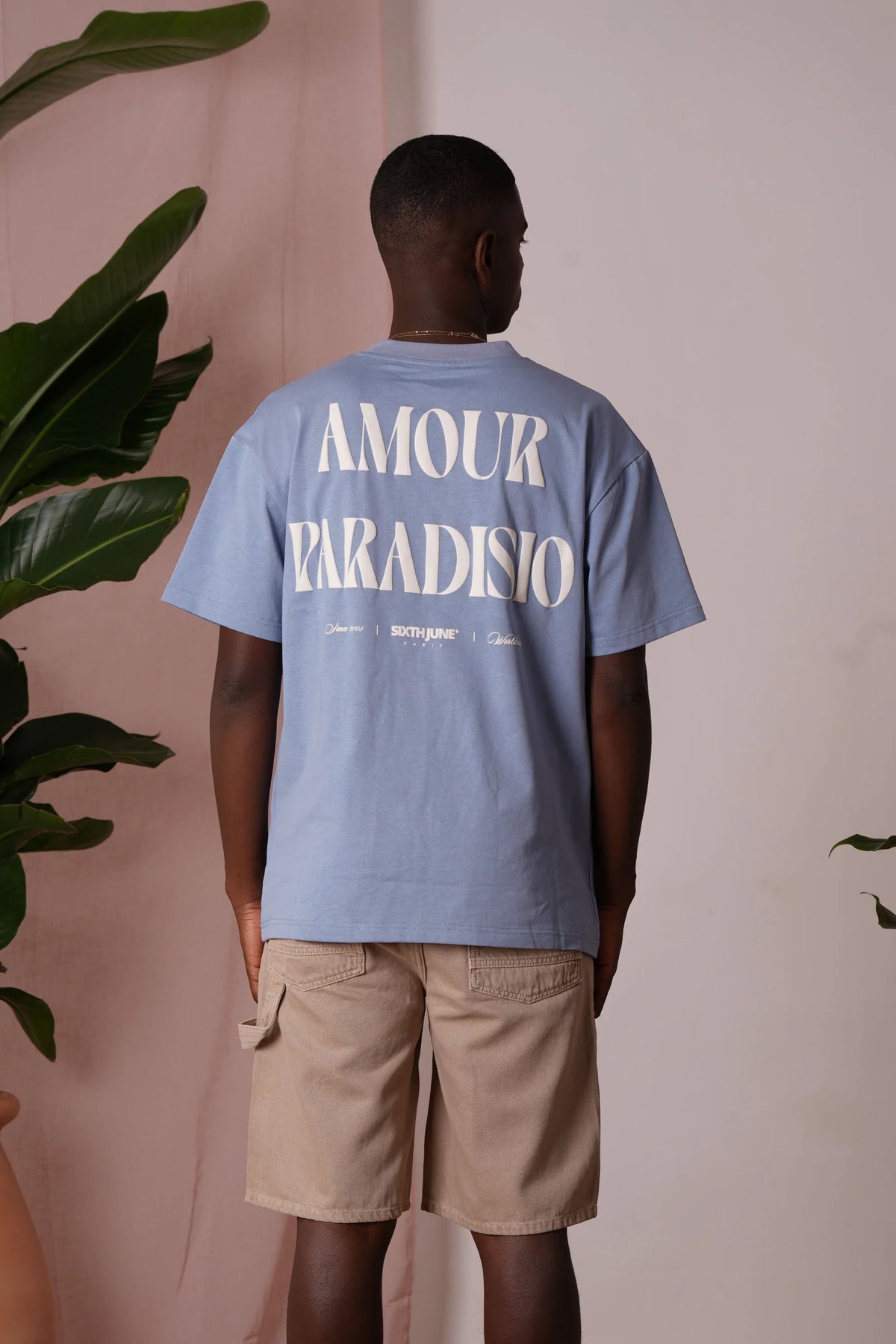 T-shirt Amour Paradisio Bleu