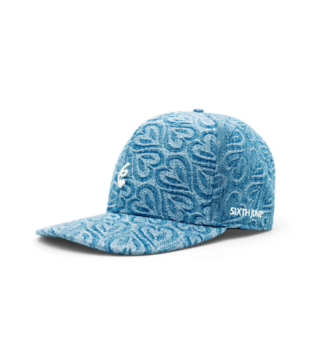 Casquette Snapback Heart Denim Bleu