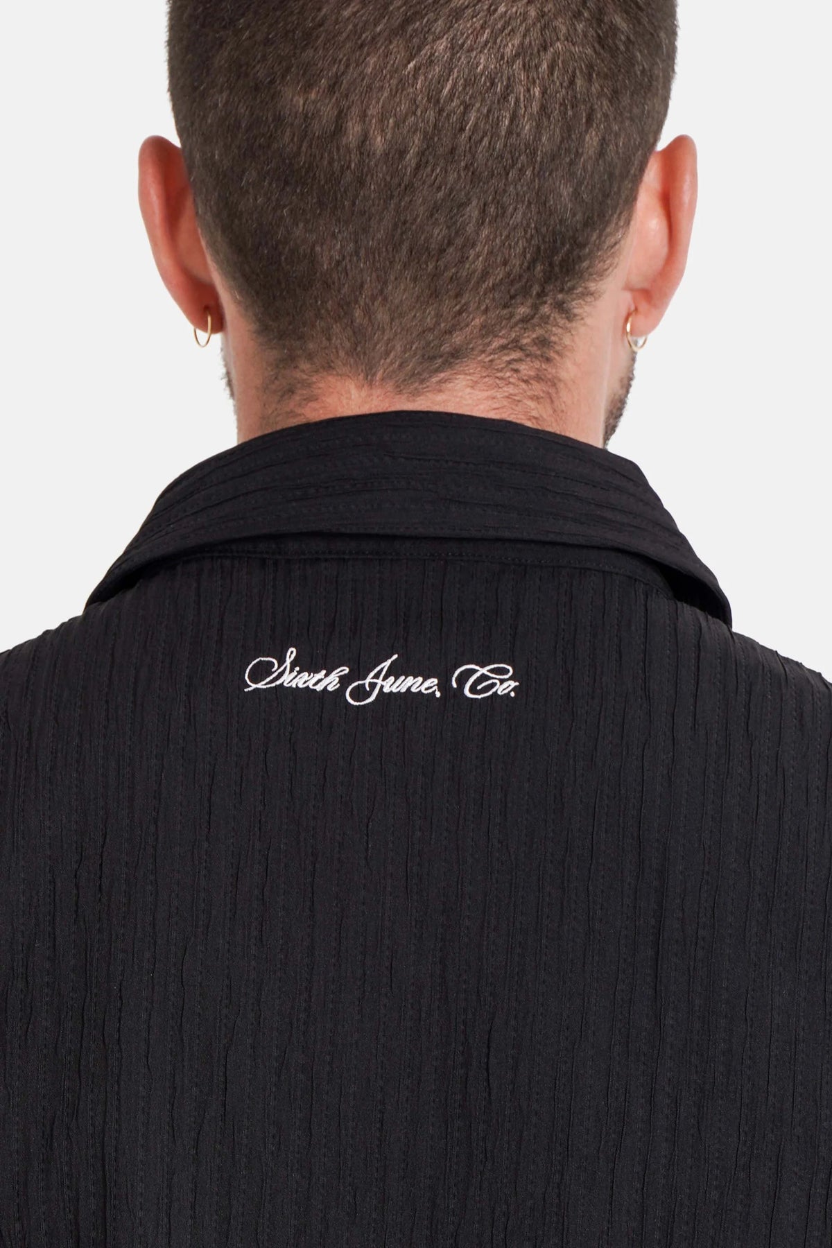 Chemise Stripes Noir