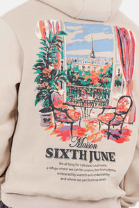 Hoodie Maison SJ Parisian Beige