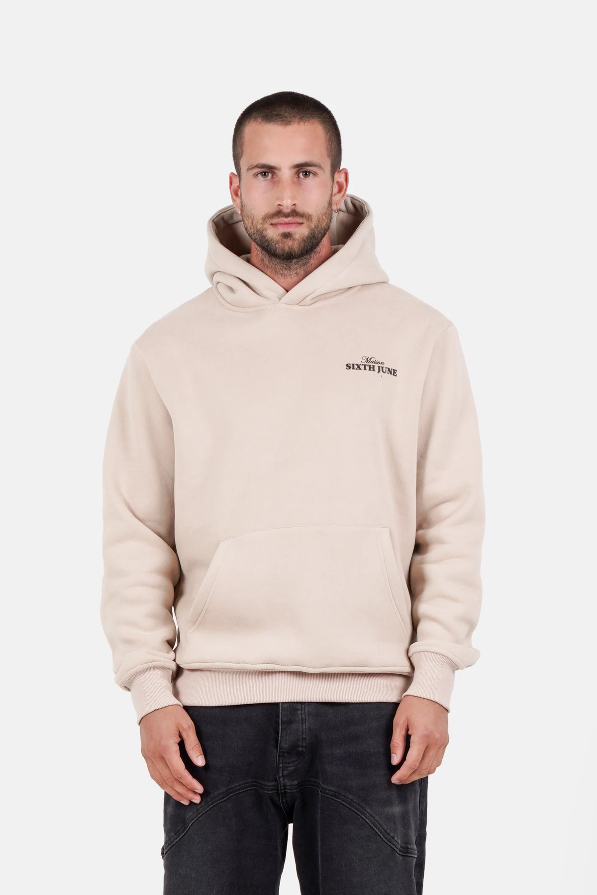 Hoodie Maison SJ Parisian Beige