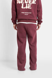 Pantalon de Jogging Vibes Never Lie Bordeaux