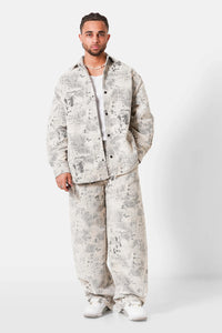 Veste Sixth June Paisley Beige