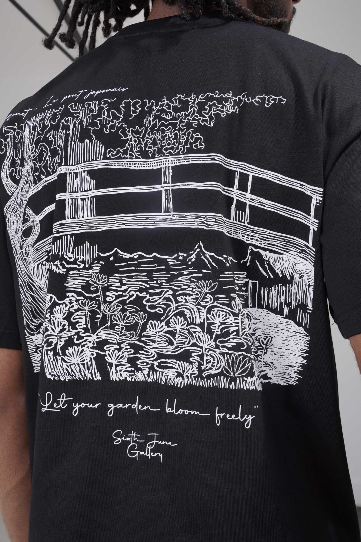 T-shirt Sixth June Monet Gallery Noir
