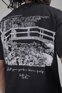 T-shirt Sixth June Monet Gallery Noir