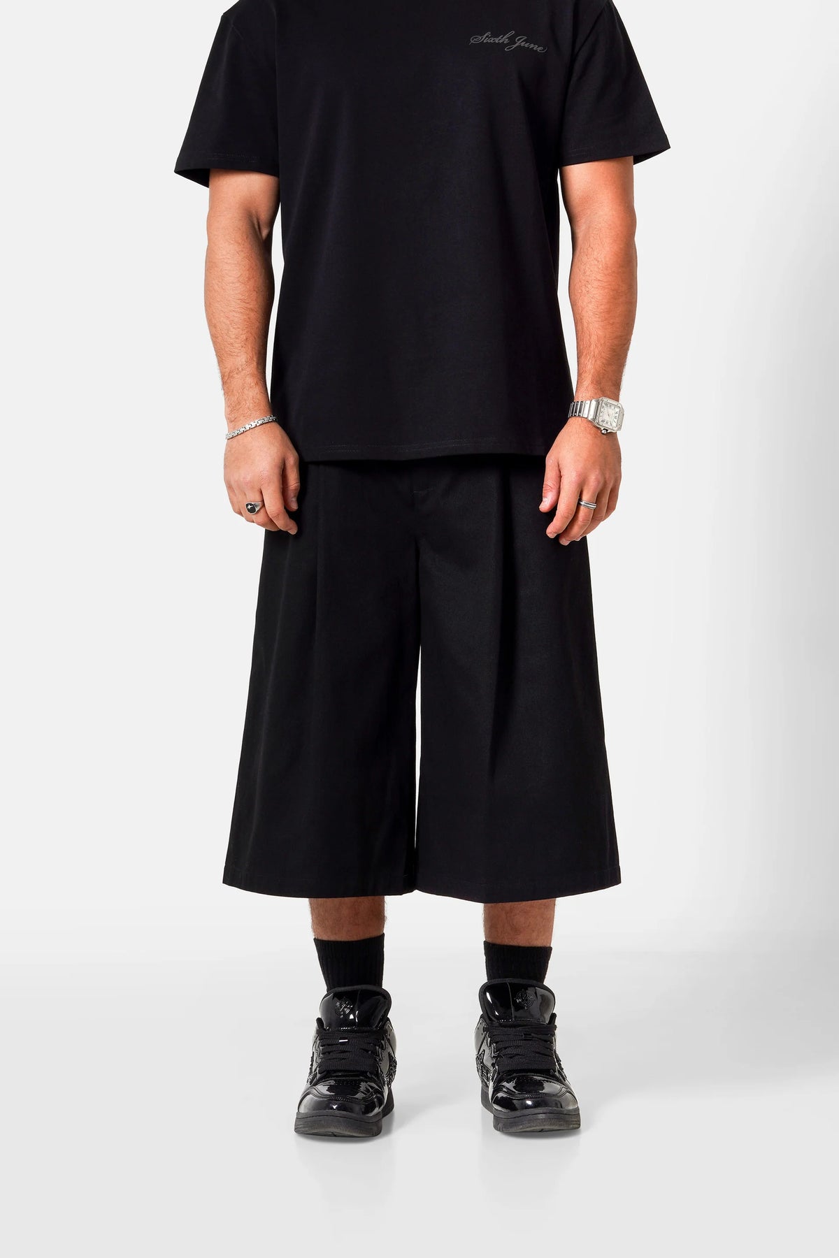 Short Tailored Large Noir