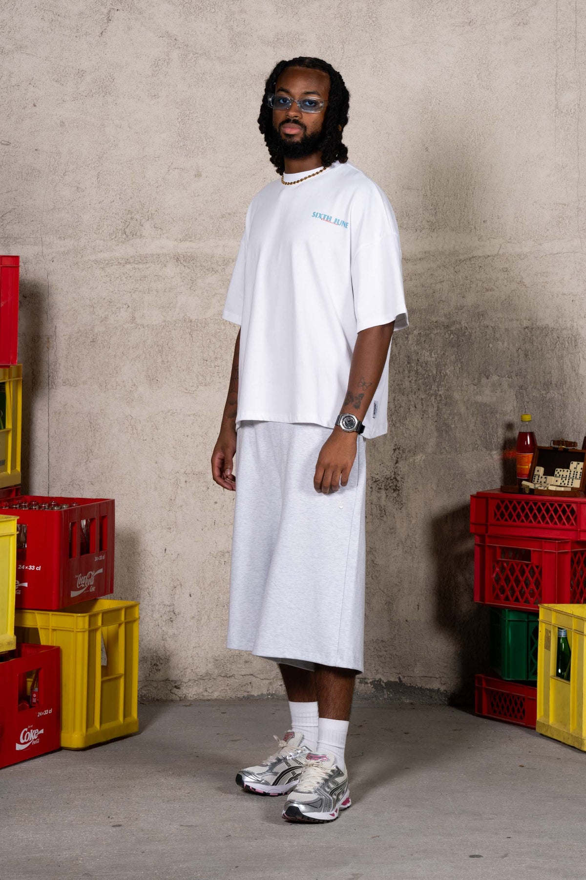 T-shirt Carribean Boxy Blanc