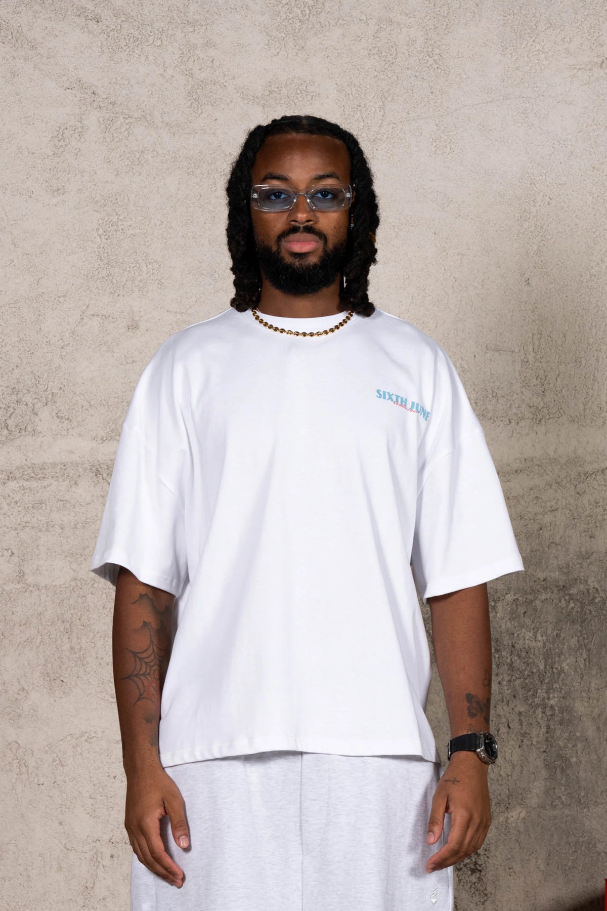 T-shirt Carribean Boxy Blanc
