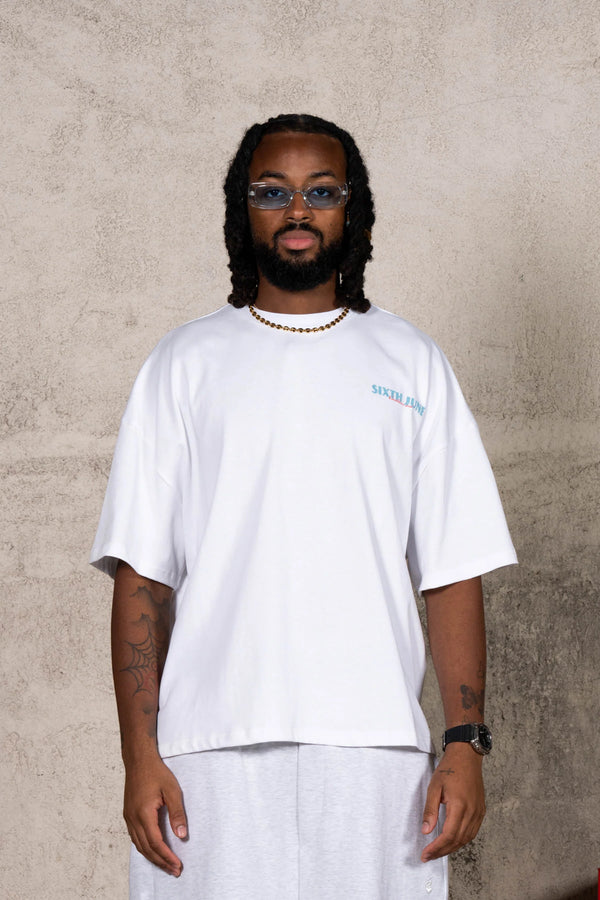 T-shirt Carribean Boxy Blanc