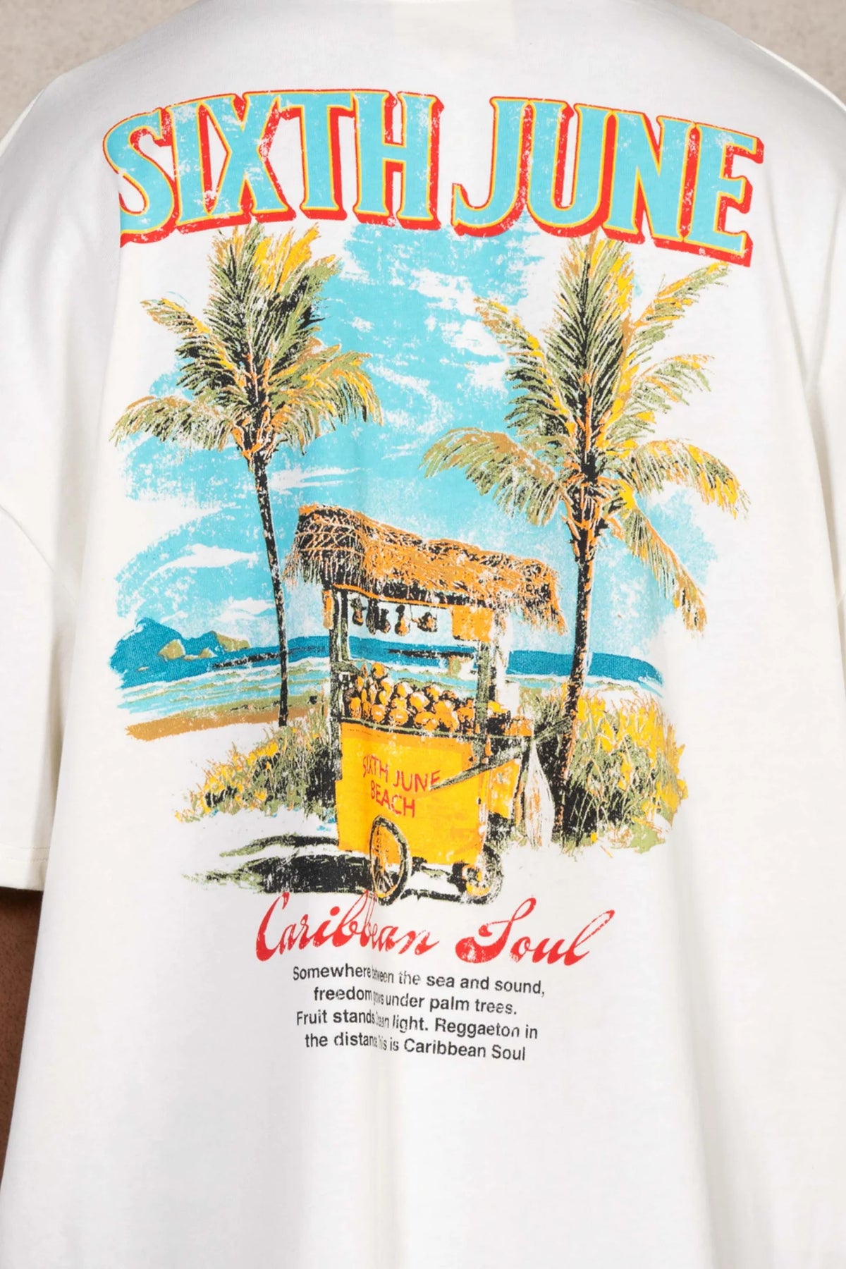 T-shirt Fruit Seller Blanc