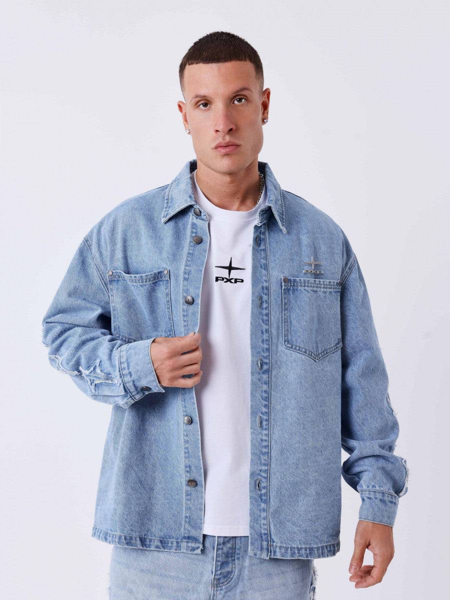 Chemise Denim Polaris Bleu