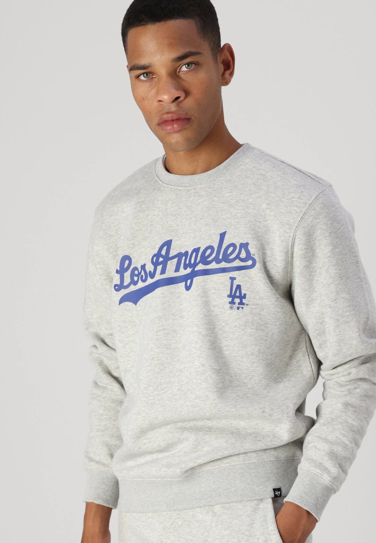 Sweat-shirt Los Angeles Dodgers Gris