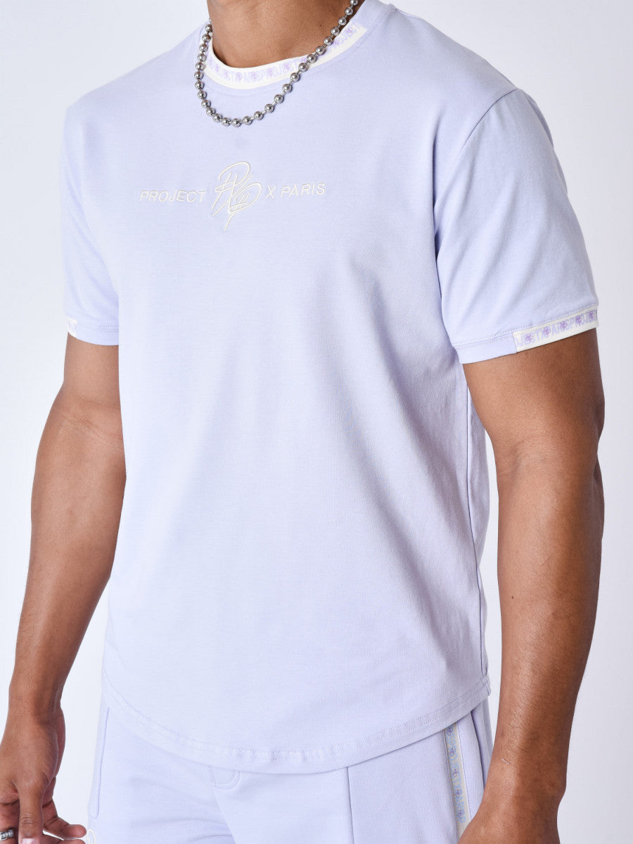 T-shirt Signature Lilas